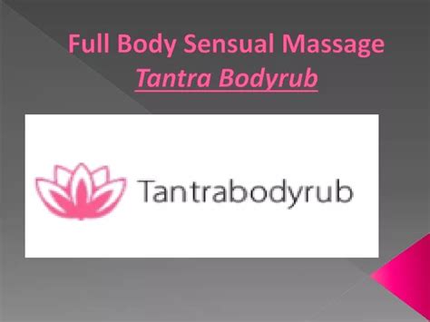 Full Body Sensual Massage Sexual massage St Helens